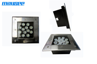 12 فولت مصابيح LED تحت الأرض مع تصفية الفولاذ المقاوم للصدأ 9w 12w 18w في الهواء الطلق IP67