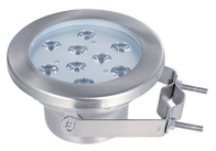 مصباح حمام سباحة LED 24VDC 9W RGB بتركيب السطح مع مادة 304 SS