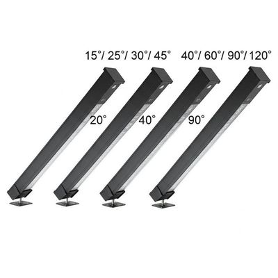 15°/ 25°/ 30°/ 45°/ 60°/ 90°/ 120° Linear LED Wall Washer for Signage and Billboard Lighting