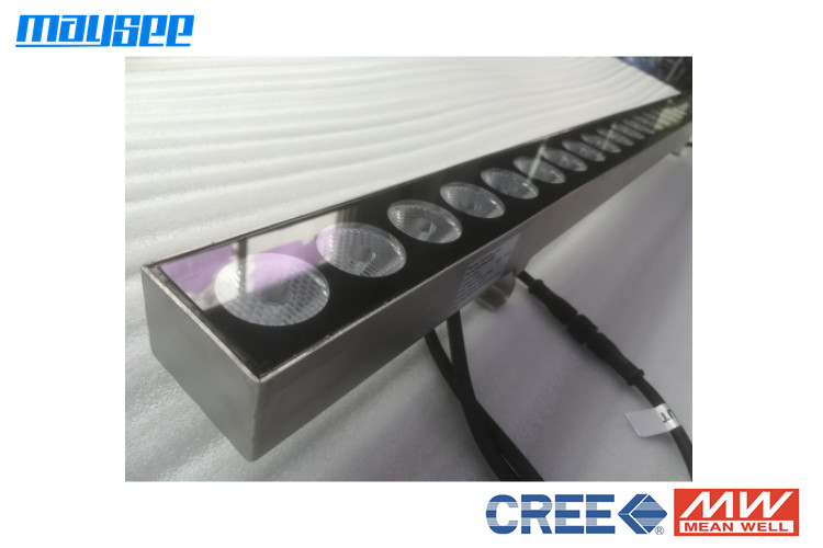 316L محفظة الفولاذ المقاوم للصدأ LED ضوء خطي RGB RGBW تغيير اللون العمل بالقرب من البحر